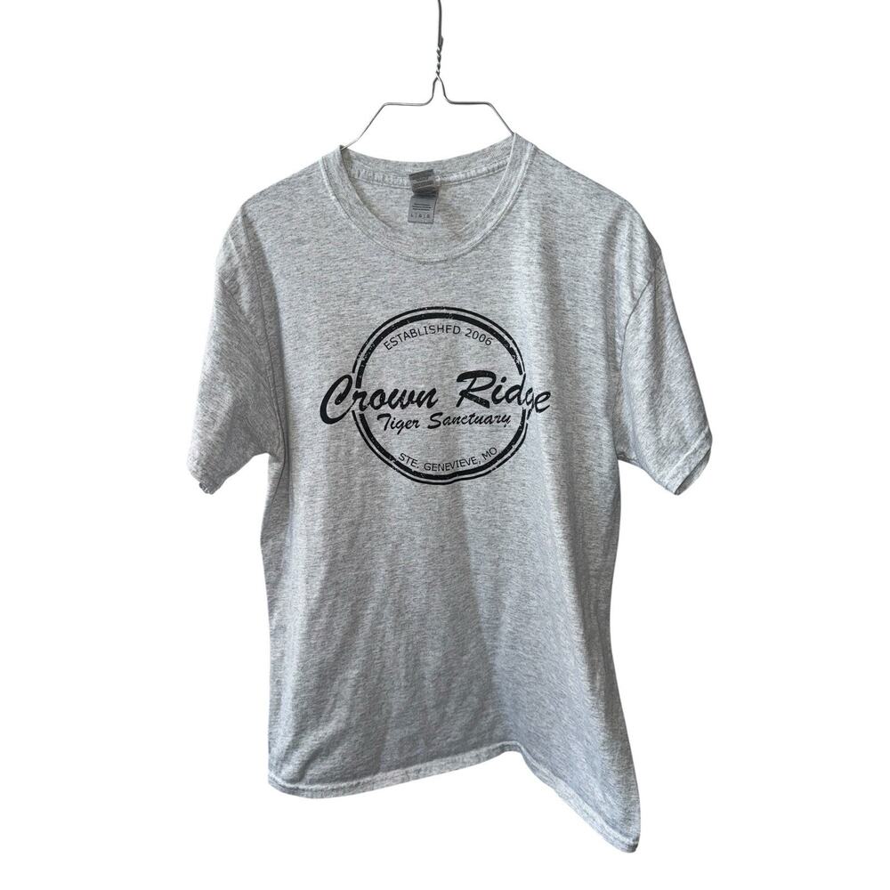 Tiger Sanctuary Ste Genevieve MO Missouri T-Shirt Rescue Large Crown Ridge